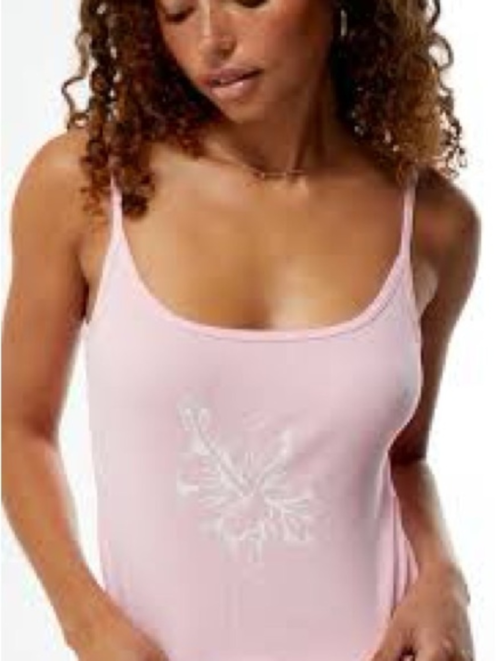 PacSun Exclusive Beverly and Beck Hibiscus Tank Top